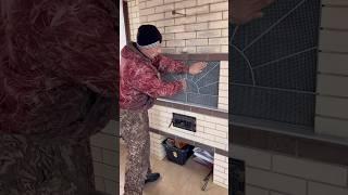 Защитный экран на мангал #свойдом #защита #экран #мангал