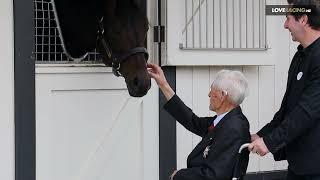 Sir Patrick Hogan's Touching Moment with Stallion  Almanzor