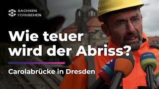 CAROLABRÜCKE: Teurer ABRISS und erst DANN kann der NEUBAU starten I Sachsen Fernsehen