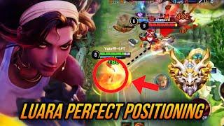 LUARA PERFECT POSITIONING IN TEAMFIGHT!! | LUARA GRANDMASTER HONOR OF KINGS GAMEPLAY BUILD & ARCANA