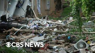Flash flood destroys West Virginia apartment building