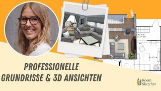 Professionelle Grundrisse & hochwertiges 3D mit RoomSketcher