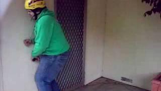 Guy Hits Wall On Scooter OMG Big Crash Must Hurt