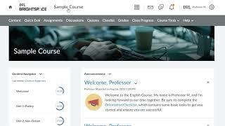 Set Up a Course | Instructor