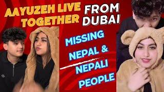 Aayush Alizeh New Tiktok Live 29 Dec 2023 | Aayoush singh thakuri | Alizeh Jamali | Aayush Alizeh