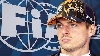 Verstappen issues DEFIANT statement following FIA penalties