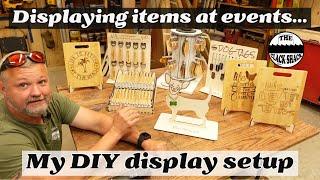 Displaying items at events- My DIY display setup