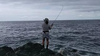 Fishsing for Humu in Milolii on the Big Island of Hawaii