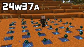 News in Snapshot 24w37a: Ender Pearl Chunk Loading!