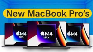 16GB RAM New MacBook Pro M4, M4 Pro, M4 Max! Every NEW Change LEAKS