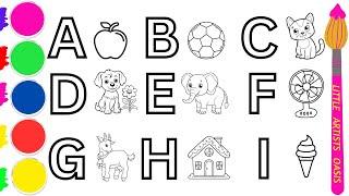 Easy Alphabet Drawing with step by step | Simple Alphabets drawing for beginners