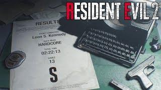 Resident Evil 2 Remake - Leon A (Hardcore) S Rank - 02:22:13