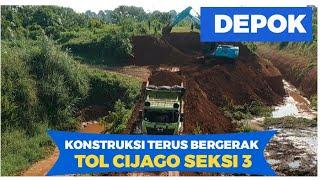 Progres Tol Cijago Seksi 3 Kolong Jembatan Kukusan Mulai Pengerukan