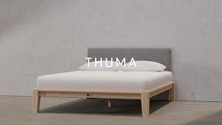 Thuma | Modern Platform Bed Frame with Simple Assembly