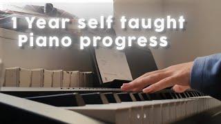 1 Year self taught Piano progress