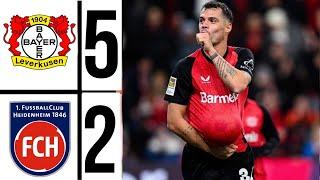  leverkusen - heidenheim (5-2 ) Highlights Bundesliga leverkusen dominates heidenheim