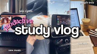 productive study vlog