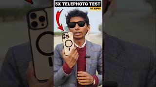 5X Zoom Video Test in 4K 60FPS on iPhone 16 Pro Max