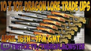 CS:GO AWP DRAGON LORE TRADE UP - 10 x 10% Promo Video