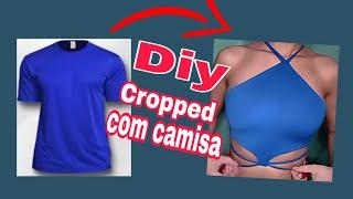 DIY:Como transformar uma camiseta em um cropped gringo.