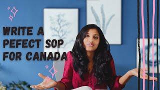 How to write PERFECT SOP for Canada Study Visa | Statement of purpose