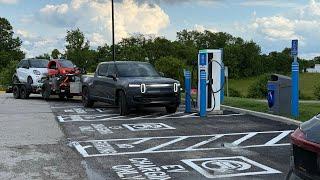 Cross Country Rivian EV Towing Rivian Road Trip! The West Virginia Charging Desert Route - Part 2/2