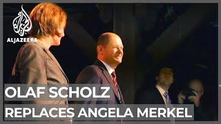 Germany’s new Chancellor Olaf Scholz replaces Angela Merkel as leader