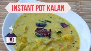 Instant Pot Kalan- Winter Melon & Plantain in Coconut-Yogurt Gravy- Instant Pot Kerala Sadya Recipes