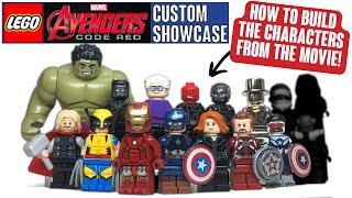 LEGO Avengers CODE RED Custom Minifigure Showcase