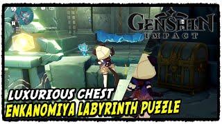 Enkanomiya Labyrinth Puzzle Guide Genshin Impact 2.4 Luxurious Chest Location