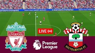 [LIVE] Liverpool vs Southampton Premier League 24/25 Full Match - Video Game Simulation