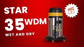 Star 35 WDM Wet-Dry Vacuum Cleaner Machine!