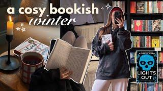 cosy winter days (bookish edition) ️ mood reading, audiobooks | peaceful & cosy vlog