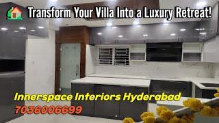 Discover Top Villa Interior Designers In Hyderabad || Innerspace Interiors 7036006699 #villainterior