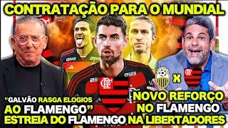 Comentarista RASGA ELOGIOS ao FLAMENGO ! ESTREIA na LIBERTADORES ! FLAMENGO ENCAMINHA CONTRATAÇÃO