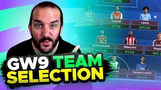 BUY PALMER, SELL BRUNO?  | FPL TEAM SELECTION | GAMEWEEK 9 | Fantasy Premier League Tips 2024/25