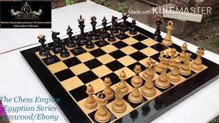 The Chess Empire/ Luxury chess set / Staunton Chess Pieces/Chess Manufacturing