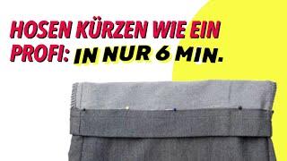 Hosen kürzen wie ein Profi: Einfache Methode in nur 6 Minuten!