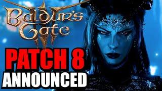 Baldur's Gate 3 Patch 8 Announced! 12 New Subclasses, Cross-Play, Photo Mode, News, Info + More!