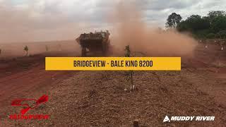 Bale processing equipment - Bale King 8200 Sugar Cane mulching new Avocado trees.