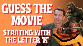 Guess the Movie Starting with the Letter 'K' Picture Quiz | Test Your Film Knowledge (50 Questions)