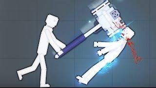 NEW Power Hammer OBLITERATES Ragdolls - People Playground Gameplay