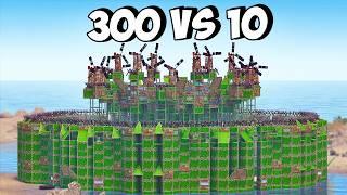 300 vs 10! Я СОБРАЛ АРМИЮ ПОДПИСЧИКОВ ПРОТИВ КЛАНА КИТАЙЦЕВ в РАСТ/RUST