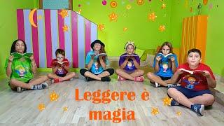 CANZONE SUI LIBRI E SULLA LETTURA PER BAMBINI INFANZIA E PRIMARIA-"LEGGERE E' MAGIA"