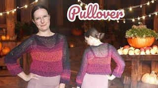 #203  Pullover - Rotes Drachenei | Anleitung | DIY | #kathrinchenkirschblüte