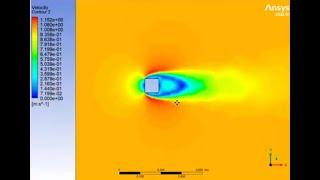 ANSYS FLUENT CFD - External Flow over Cube - Drag Coefficient