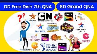 SD Grand Sunday Special DD Free Dish 7th QNA Video  | DD Free Dish New Update Today