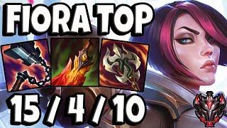 OTP Fiora vs Vayne [ TOP ] Lol KoreaGrandmaster Patch 12.6 
