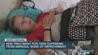 Teen suffering from rare form of amnesia showing signs of improvement under new treatment