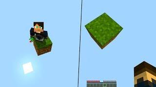 IK MOET OVERLEVEN OP 1 BLOKJE IN MINECRAFT!!